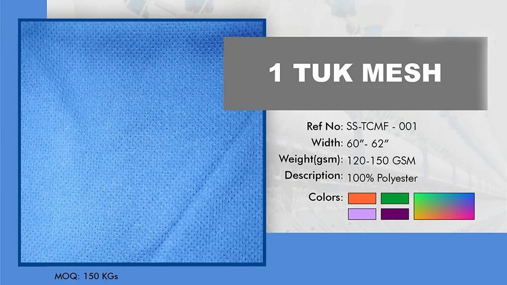 1 TUK MESH fabric swatch