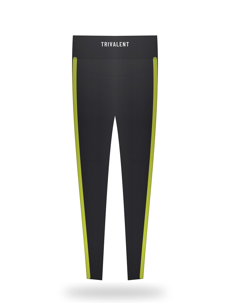 back view of custom fitness legging manufactured by Trivalent Industry