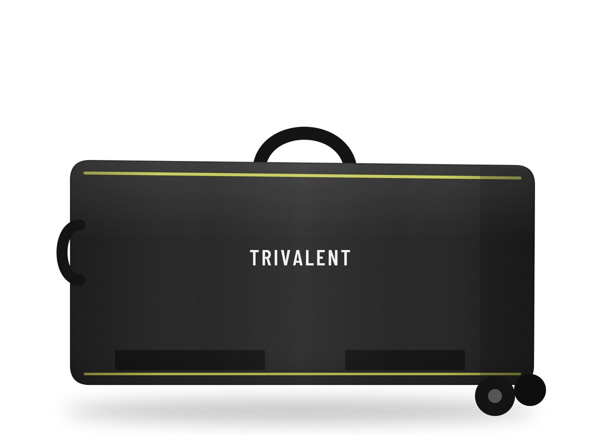 back view of custom lacrosse bags manufactured by Trivalent Industry