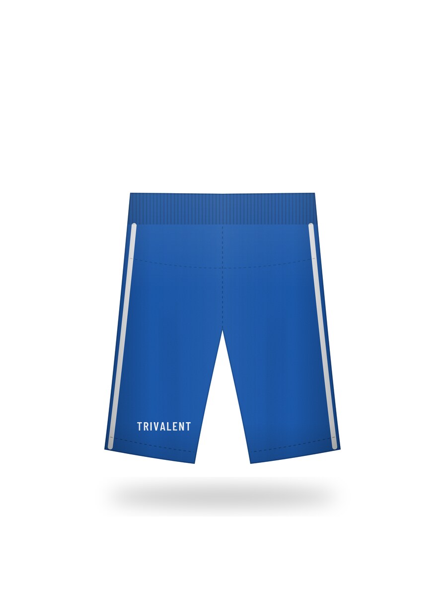 back view of custom lacrosse shorts manufactured by Trivalent Industry