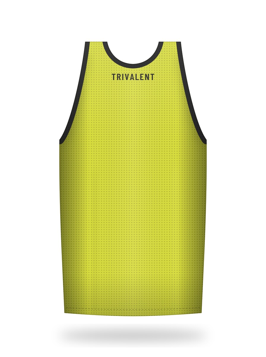 back view of custom rugby vests manufactured by Trivalent Industry