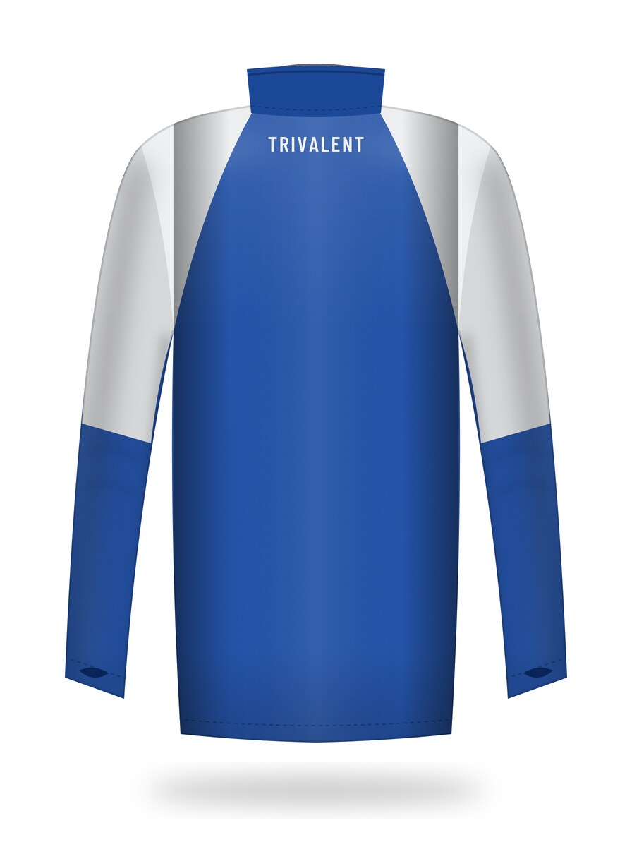 back view of custom soccer midlayer manufactured by Trivalent Industry