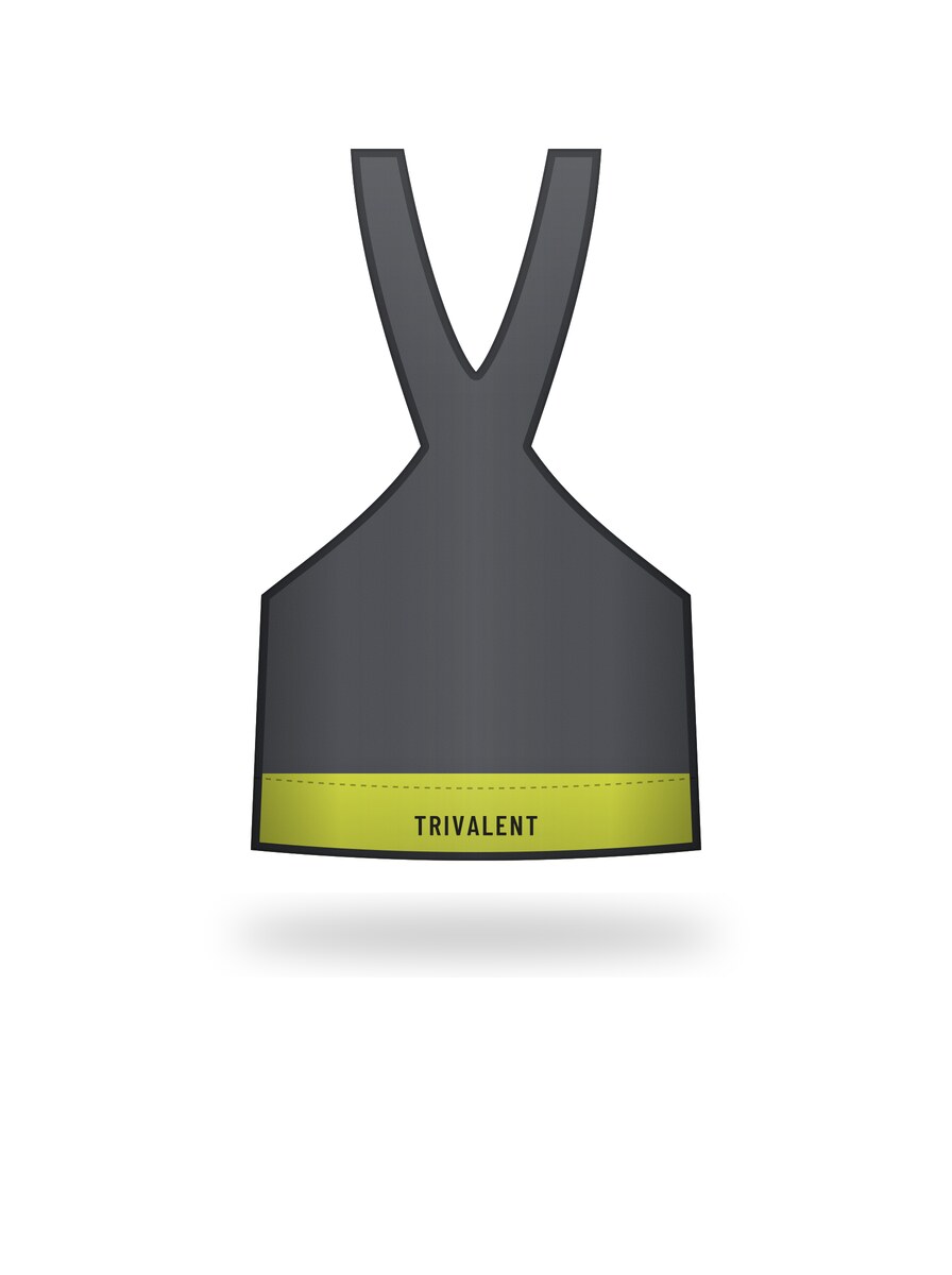 back view of custom sports bra manufactured by Trivalent Industry