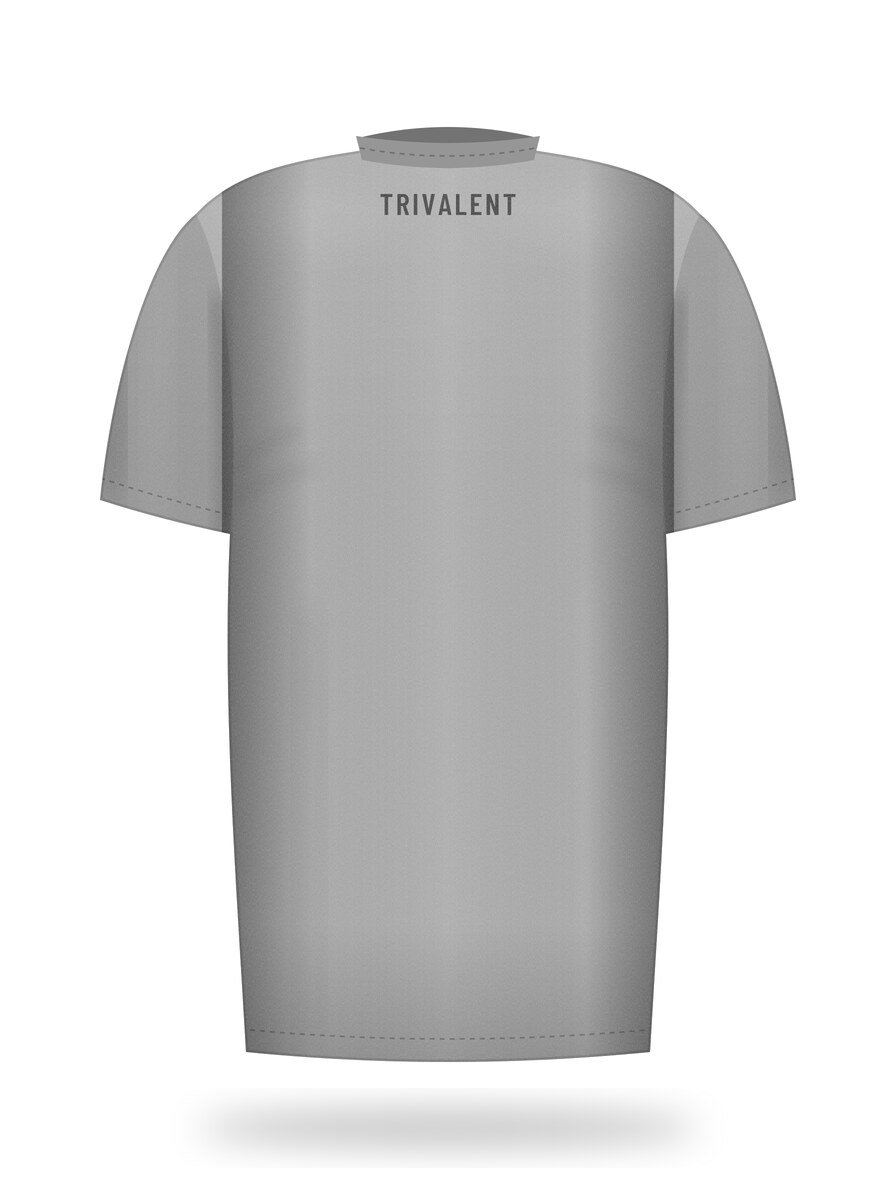 back view of custom t-shirts manufactured by Trivalent Industry