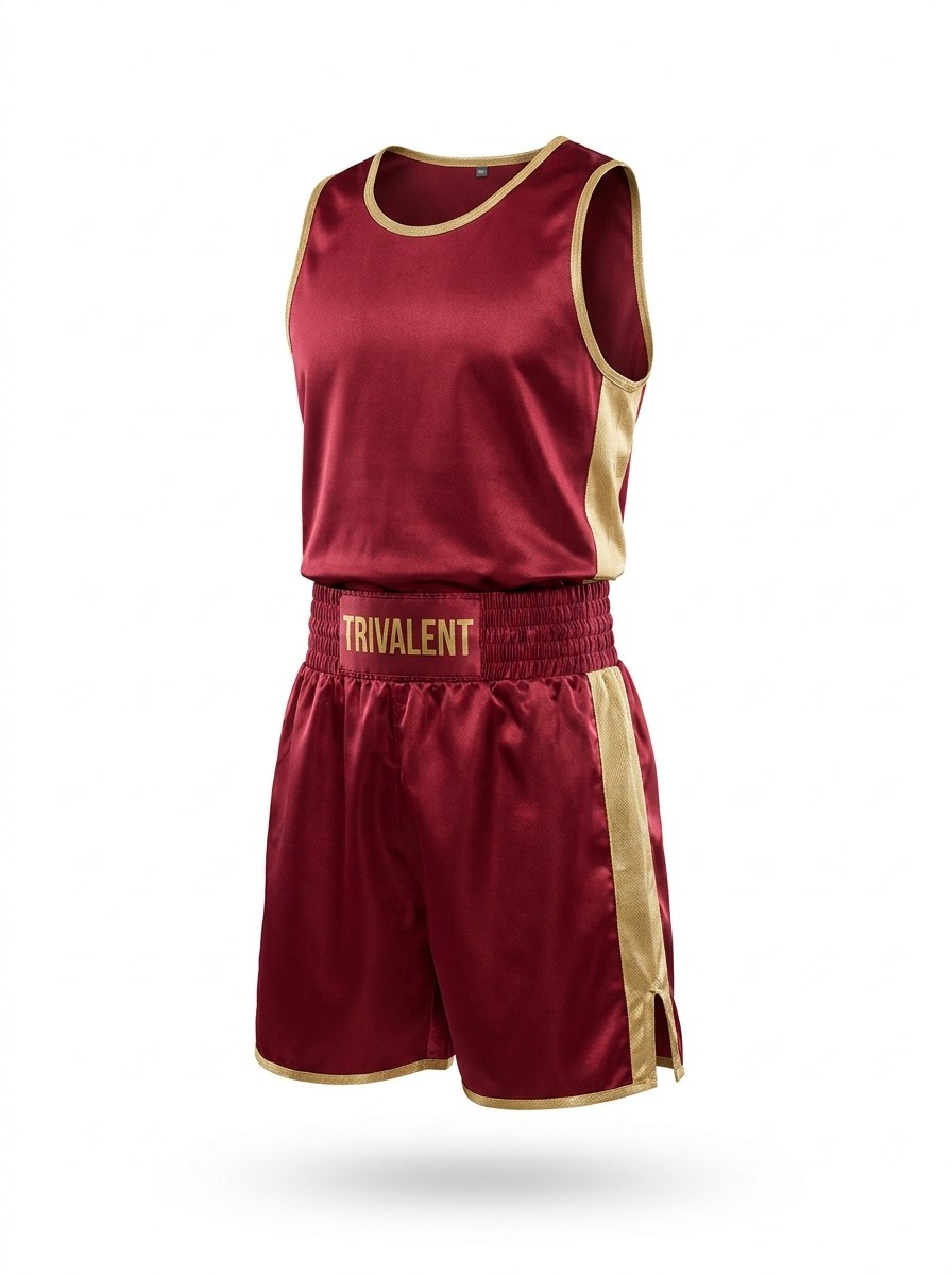 Custom boxing wear — product render