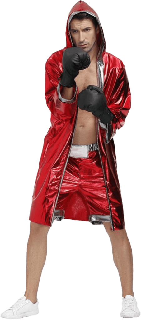 Custom boxing wear — product render