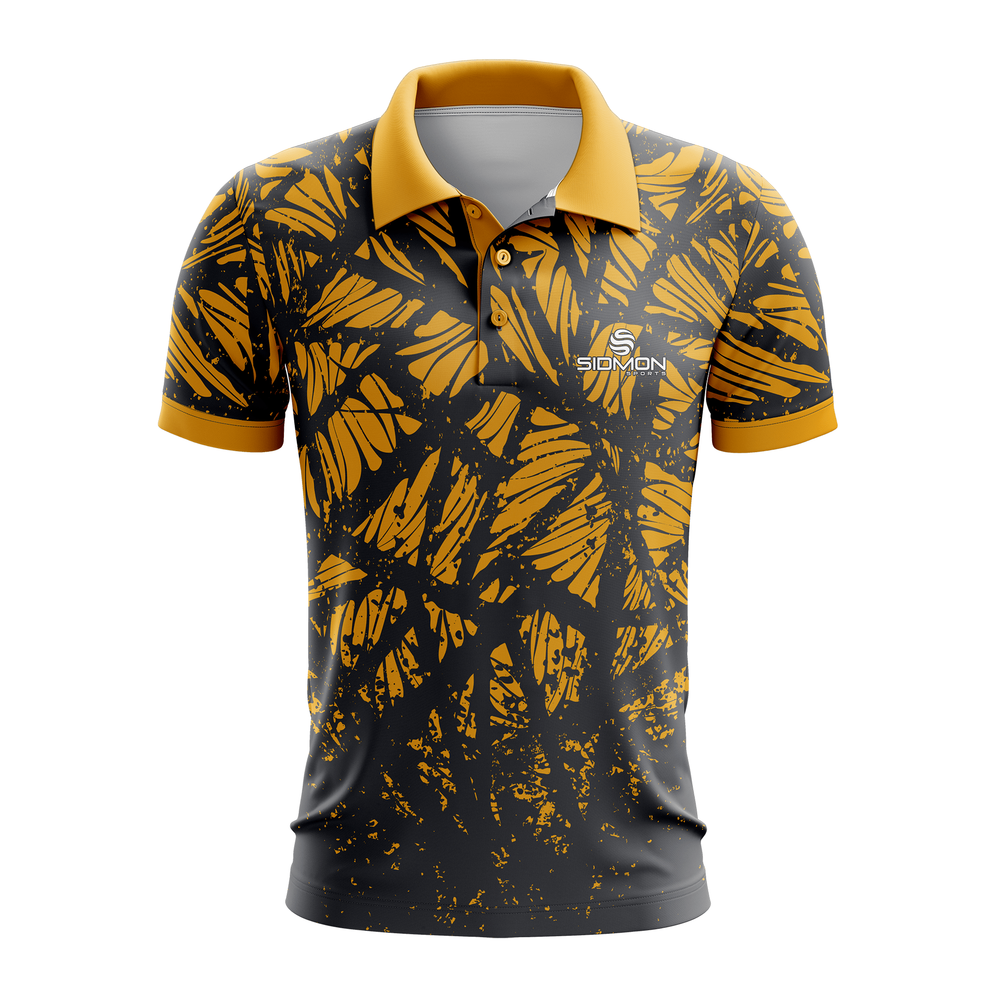 Custom activewear polo — product render